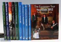 Golf Year Books (9) Collection of 'The European Tour Yearbooks' from 2002 onwards - all with dust