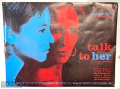 Movie / Film Poster - 2002 Talk to Her 40x30" approx., tears at bottom, kept rolled, creasing in