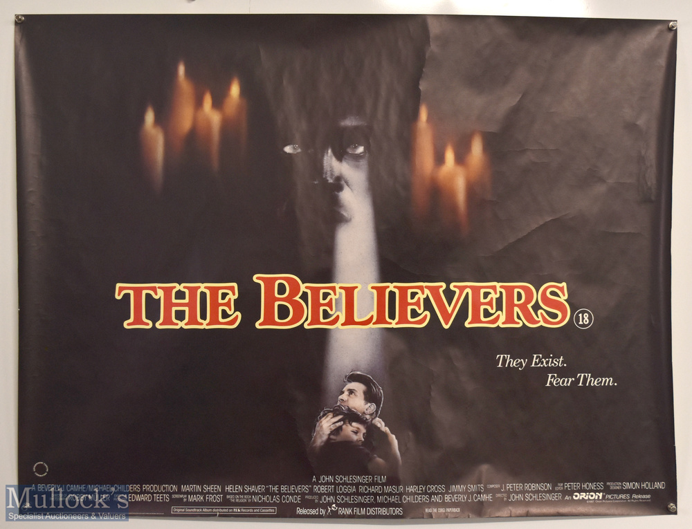 Original Movie/Film Poster - 1987 The Believers 40x30" approx., slight creasing apparent, kept