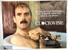 Movie / Film Poster - 1986 Clockwise 40x30" approx., John Cleese, kept rolled, creasing in