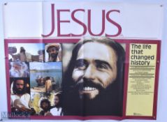 Movie / Film Poster - 1979 Jesus 40x30" approx. kept rolled, with folds, creases etc - Ex Cinema