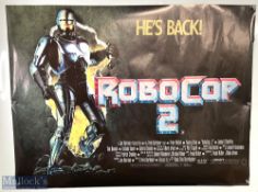 Movie / Film Poster - 1990 Robocop 2 - He's Back 40x30" approx., double side printing, Orion