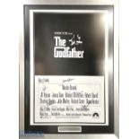 The Godfather Autographed Movie / Film poster print - signed in ink by the cast to include Al