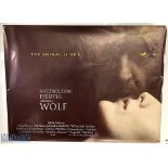 Movie / Film Poster - 1993 Wolf The Animal is Out 40x30" approx., Nicholson/Pfeiffer, double side