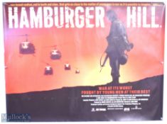Movie / Film Poster - 1987 Hamburger Hill 40x30" kept rolled, creases - Ex Cinema Stock