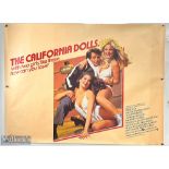Movie / Film Poster - 1981 The California Dolls 40x30" approx., kept rolled, light creasing in