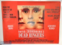 Movie / Film Poster - 1988 Dead Ringers 40x30" approx. kept rolled, creasing in places - Ex Cinema