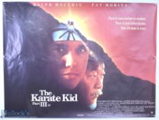 Movie / Film Poster - 1989 The Karate Kid Part III 40x30" approx., kept rolled, light creasing -