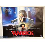 Movie / Film Poster - 1989 Warlock 40x30" approx., kept rolled, creasing in places - Ex Cinema