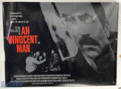 Movie / Film Poster - 1989 An Innocent Man 40x30" approx., kept rolled, creasing in places - Ex