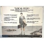 Movie / Film Poster - 1983 Local Hero 40x30" approx., folds, kept rolled, small tears at edges in