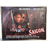 Movie / Film Poster - 1987 Saigon 40x30" approx., kept rolled, creasing in places - Ex Cinema Stock