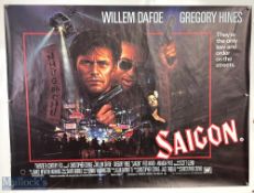 Movie / Film Poster - 1987 Saigon 40x30" approx., kept rolled, creasing in places - Ex Cinema Stock