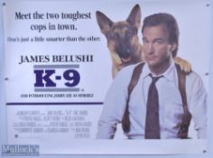 Movie / Film Poster - 1988 K-9 40x30" approx. James Belushi, kept rolled, creases apparent - Ex