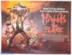 Original Movie/Film Poster - Hawk - The Slayer 40x30" approx., no heavy folds apparent, kept rolled,