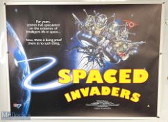 Movie / Film Poster - 1990 Space Invaders 40x30" approx. kept rolled, creasing in places - Ex Cinema