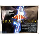 Movie / Film Poster - 1983 Brainstorm 40x30" approx., kept rolled, creases apparent, printed by