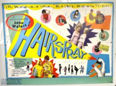 Movie / Film Poster - 1988 Hairspray - John Waters 40x30" approx., kept rolled, creasing in places -