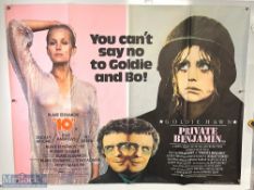 Movie / Film Poster - 1981 Private Benjamin 40x30" approx., combo poster, kept rolled, creasing in