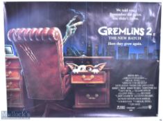 Movie / Film Poster - 1990 Gremlins 2 - The New Batch 40x30" approx., kept rolled, creases