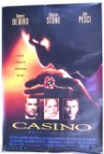 Original Movie/Film Poster - 1995 Casino 27x40" approx., double sided, Robert De Niro, Sharon Stone,