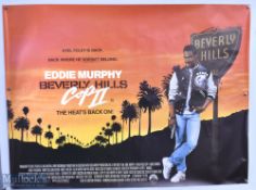 Movie / Film Poster - 1987 Beverley Hills Cop II 40x30" approx., kept rolled, creases apparent,