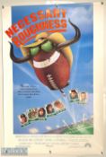 Movie / Film Poster - 1991 Necessary Roughness 27x40" approx., portrait, kept rolled, creasing in