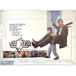 Movie / Film Poster - 1988 Vice Versa 40x30" approx., kept rolled, creasing in places - Ex Cinema