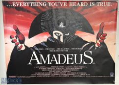 Movie / Film Poster - 1984 Amadeus 40x30" approx., kept rolled, creasing in places, pin holes, small