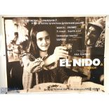 Movie / Film Poster - 1980 El Nido (The Nest) 40x30" approx., Ana Torrent, folds, creases