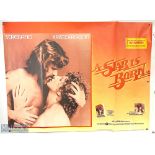 Movie / Film Poster - 1976 A Star Is Born 40x30" approx., Streisand, Kristofferson, folds, creases