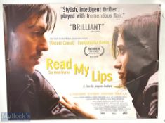 Movie / Film Poster - 2001 Read My Lips 40x30" approx., double side printing, kept rolled, tears