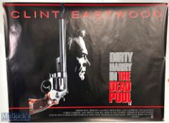 Movie / Film Poster - 1988 Dirty Harry in The Dead Pool 40x30" approx. Clint Eastwood, kept