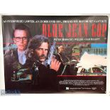 Movie / Film Poster - 1988 Blue Jean Cop 40x30" approx., Peter Weller, Sam Elliott, kept rolled,