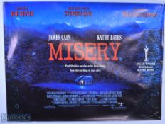 Movie / Film Poster - 1990 Misery 40x30" approx., kept rolled, creasing apparent in places - Ex