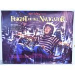 Movie / Film Poster - 1986 Flight of the Navigator 40x30" approx, kept rolled, creases, tear at