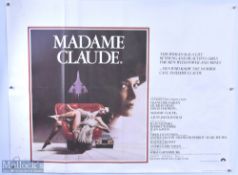 Movie / Film Poster - Madame Claude 40x30" approx. kept rolled, folds and creases apparent, light