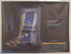 Original Movie/Film Poster - 1988 Batteries Not Included 40x30" approx., tears in places at edges,