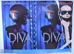 Movie / Film Poster - Diva 40x30" approx., kept rolled, light creases apparent - Ex Cinema Stock