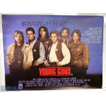 Movie / Film Poster - 1988 Young Guns 40x30" approx., Charlie Sheen, kept rolled, creasing in places