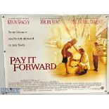 Movie / Film Poster - 2000 Pay It Forward 40x30" approx., kept rolled, creasing in places - Ex