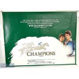 Movie / Film Poster - 1983 Champions 40x30" approx., creases apparent to edges in places, kept