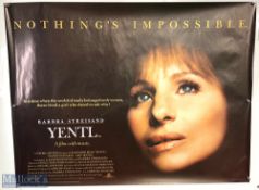 Movie / Film Poster - 1983 Yentl - Nothing's Impossible 40x30" approx., Barbara Streisand, kept