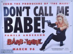 Movie / Film Poster - 1996 Barb Wire Don't Call Me Babe! Pamela Anderson, 40x30" approx. minor