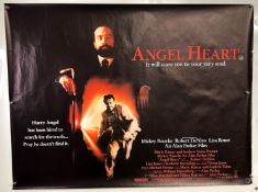 Movie / Film Poster - 1987 Angel Heart 40x30" approx., kept rolled, tears to one edge in places,