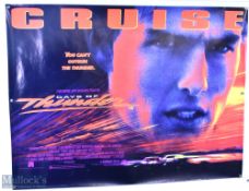 Movie / Film Poster - 1990 Days of Thunder 40x30" approx. double sided, Tom Cruise, kept rolled,