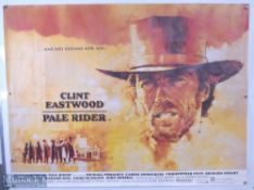 Original Movie/Film Poster - Clint Eastwood Pale Rider 40x30" printed E Berry Ltd, small creases,