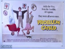 Movie / Film Poster - 1990 Problem Child 40x30" approx., kept rolled, light scuffing to edges in
