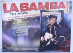 Movie / Film Poster - 1987 Labamba The Movie 40x30" approx., kept rolled, scuffs at edges, creases -