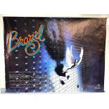 Movie / Film Poster - 1985 Brazil 40x30" approx., kept rolled, creasing in places, small tear at